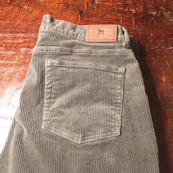 Lauren Ralph Lauren Pants - Ralph Lauren corduroy jeans - olive green