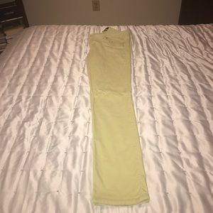 Lime green American Eagle cords