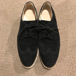 Cole Haan black suede shoes women’s - 9.5
