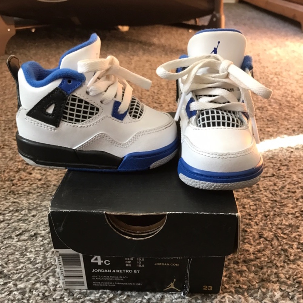 Royal Blue Jordan 4s INFANT