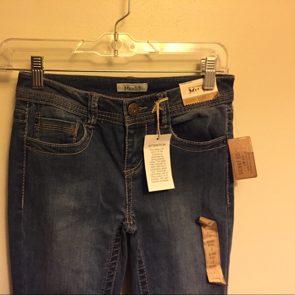 NWT Mudd Skinny Boot jeans sz 1