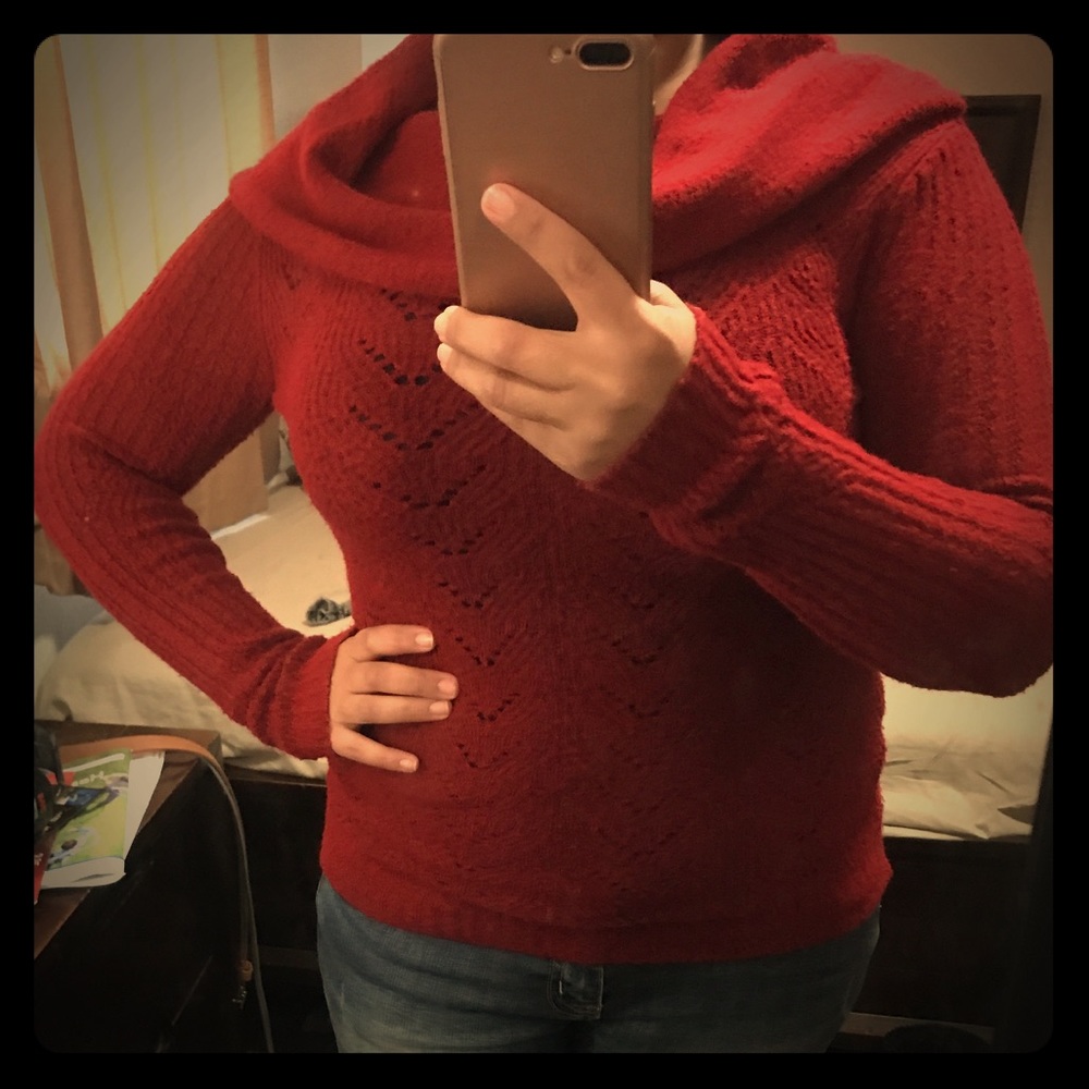 Jessica Simpson cowl neck sweater