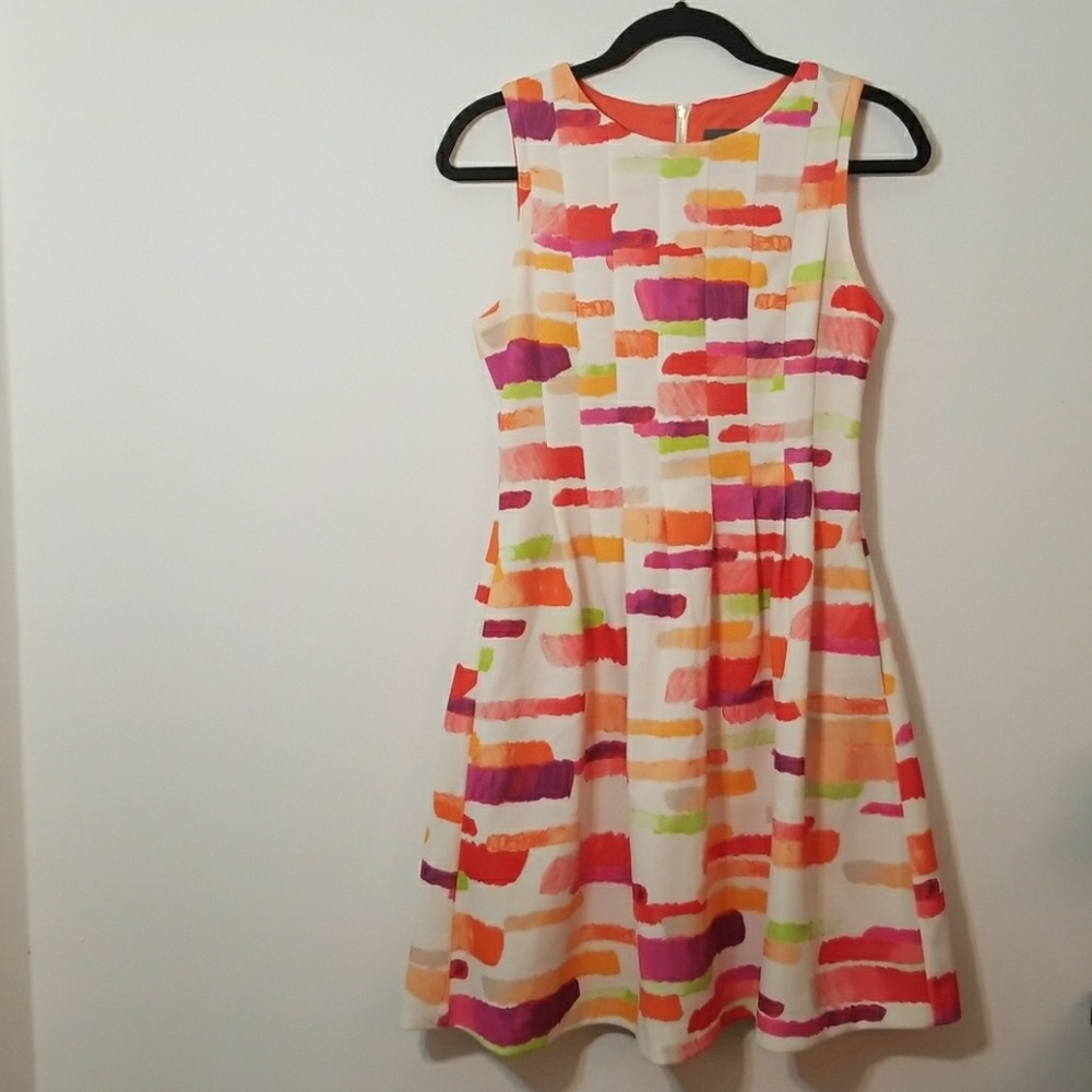Vince Camuto fit and flare dress with pockets