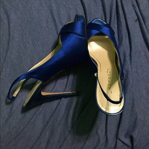 Cobalt blue Never worn Prom shoes!