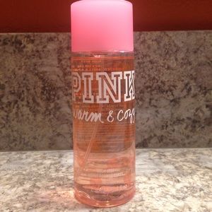 Victoria's Secret pink warm and cozy body mist
