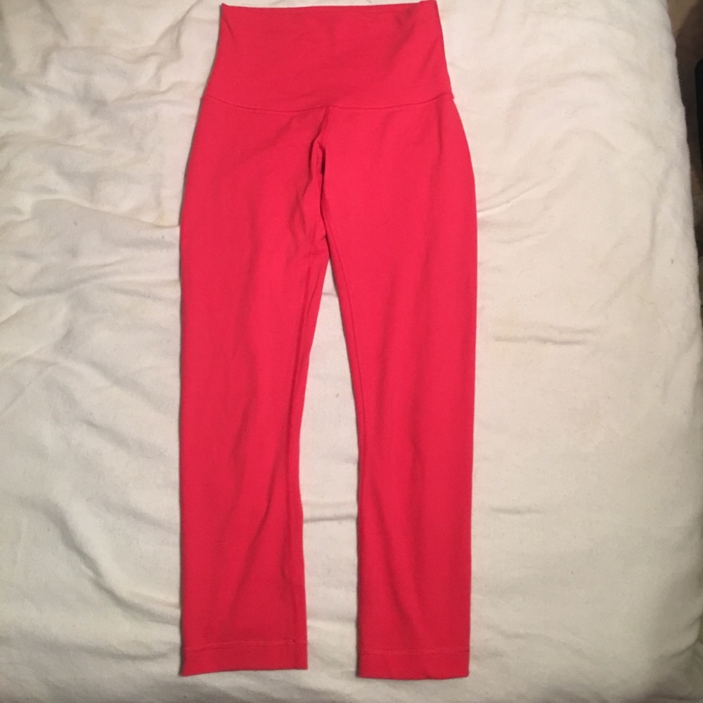 Lululemon mid rise wonder under tights size 4