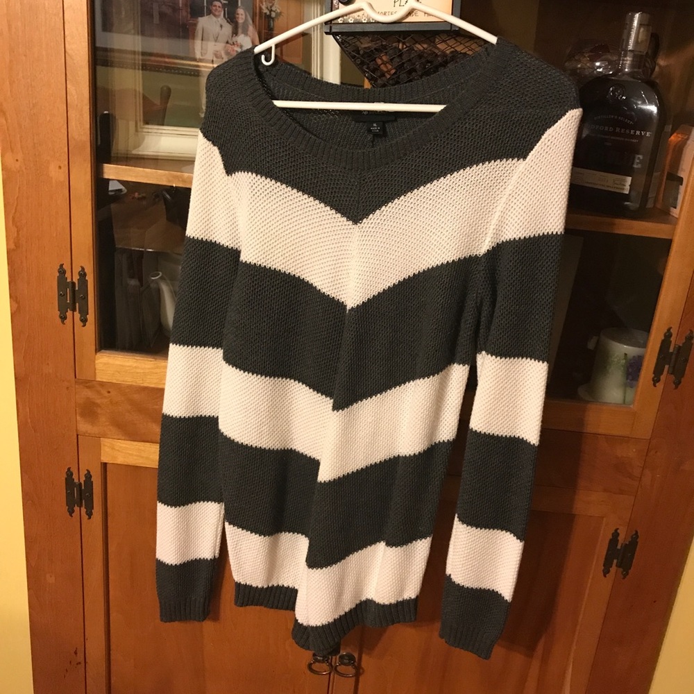 Tunic length sweater