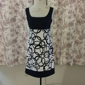 Dress Barn black and white dress