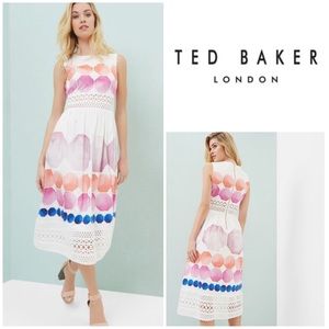 New w/ Tags Ted Baker Crochet Mosaic Dress