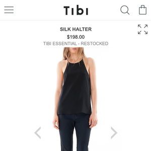 Tibi Halter Cami