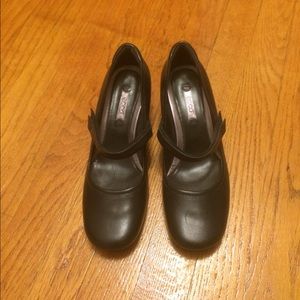 Ecco black wedges
