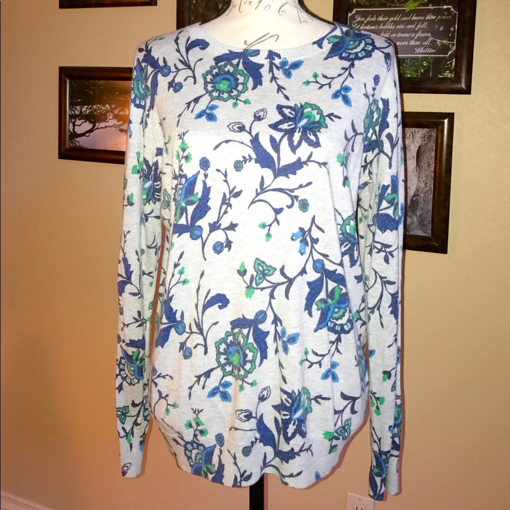 Old Navy Floral Sweater