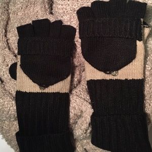 Calvin Klein Flip Top Knit Gloves