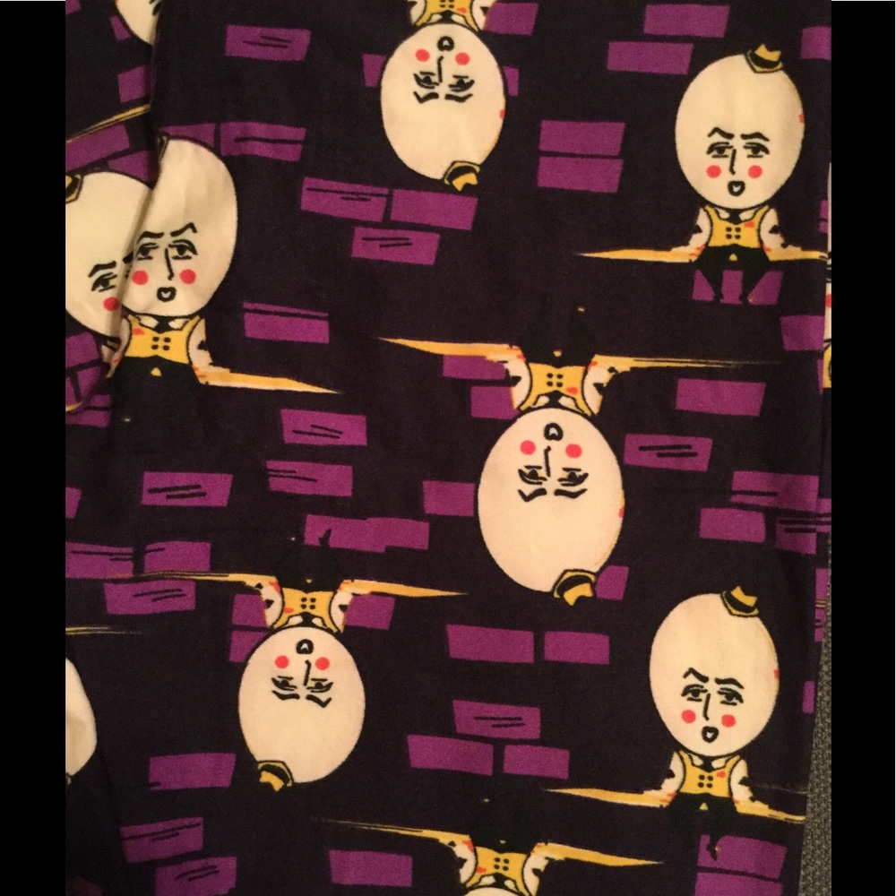Lularoe OS Humpty Dumpty leggings. Unicorn Alert