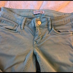 Express Mint color Cropped Jegging sz.0