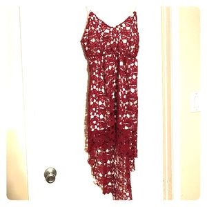 Red dress -medium / never worn !!