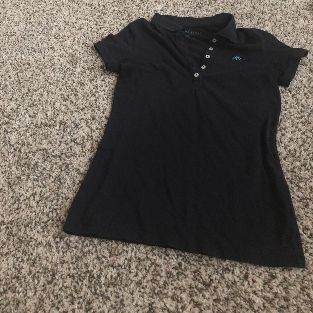 Aeropostale Black collared shirt