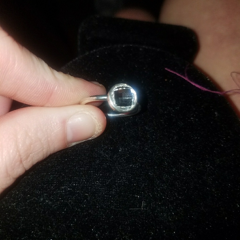 Pandora droplet ring- size 7