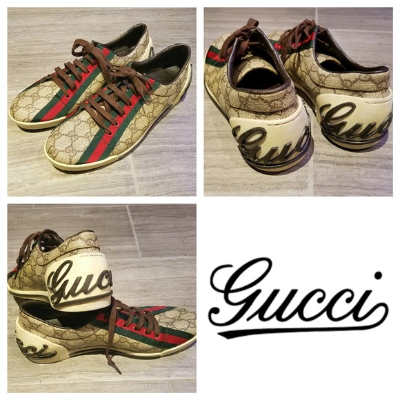 Gucci Shoes - AUTHENTIC GUCCI MONOGRAM LOGO SNEAKERS