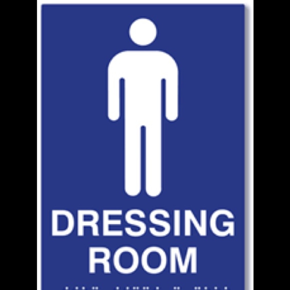 Men's clothing below