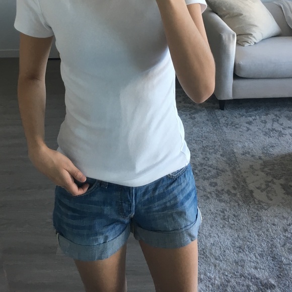 H&M denim shorts size 4 - Picture 1 of 3