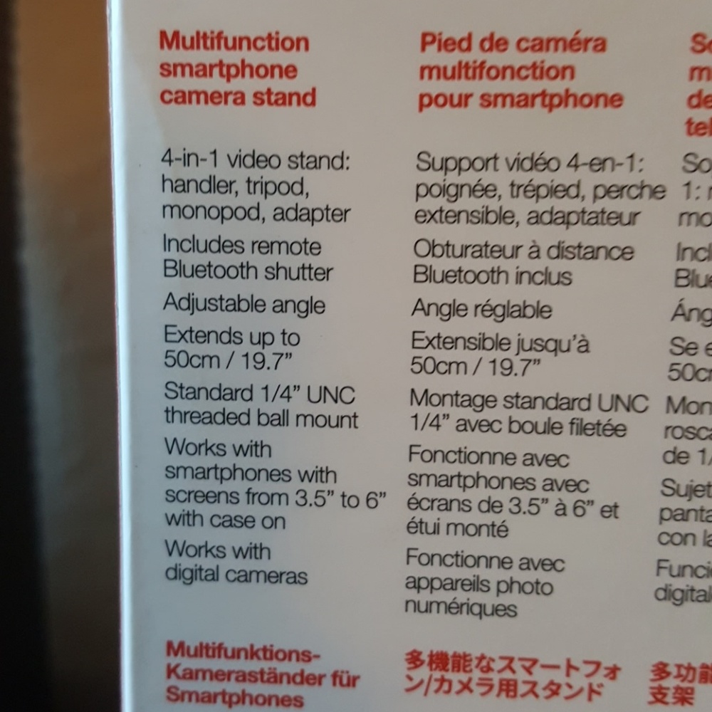 Multifunction smartphone camera stand - Picture 2 of 4