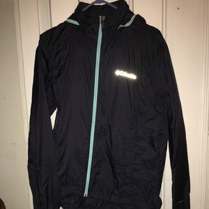 Columbia Thin Navy Windbreaker