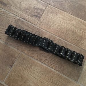 Leather belt