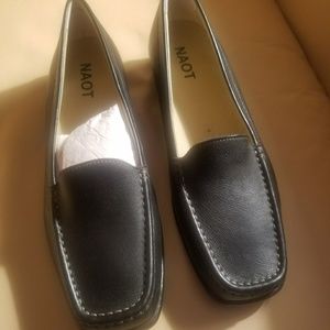 Black Leather Loafers