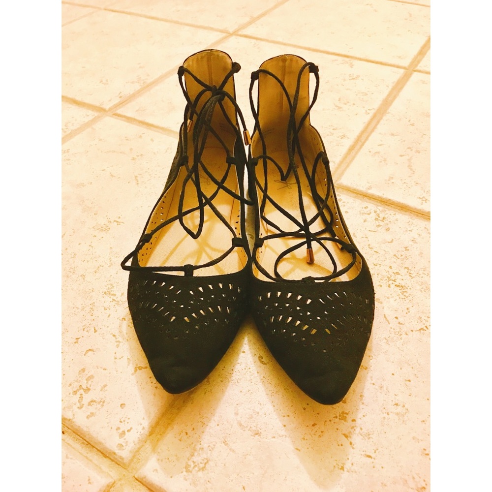 Ballerina Flats Size 10 Black