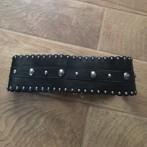 Black Belt with Silver Design