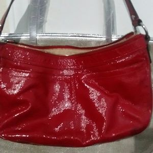 COACH Red shoulder/hobo bag