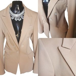 EXPRESS Tan Blazer - One Button Closure
