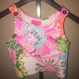 Lily Pulitzer @target cropped girls top