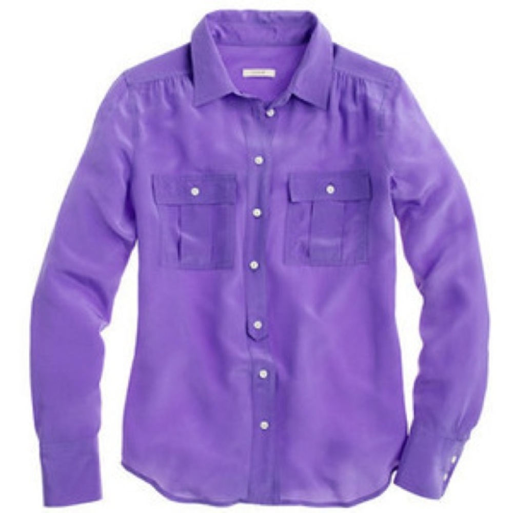 J.Crew Silk Blythe blouse. New with tags