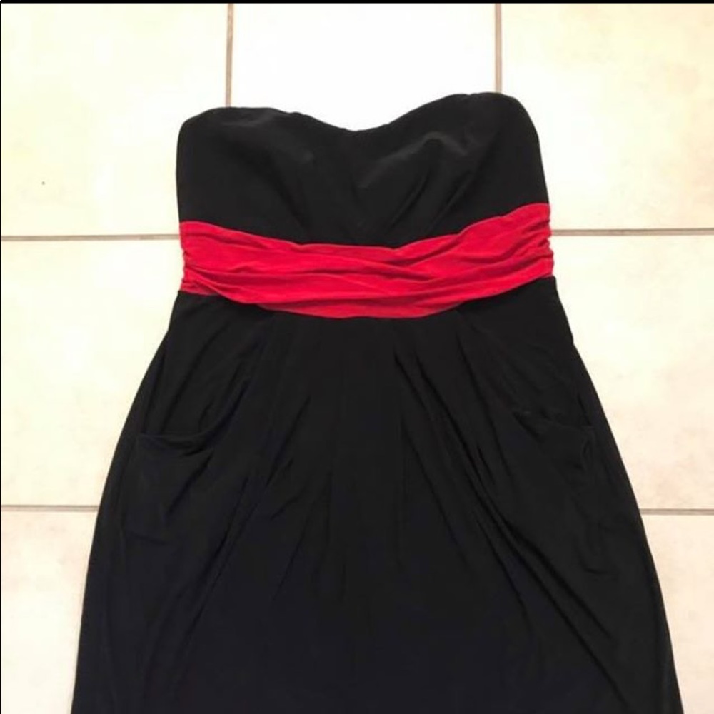 Red & Black Dress