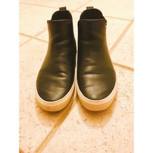 Old Navy Slip on High Top Sneaker Size 10 Blk