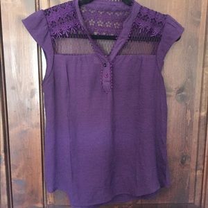 Purple blouse