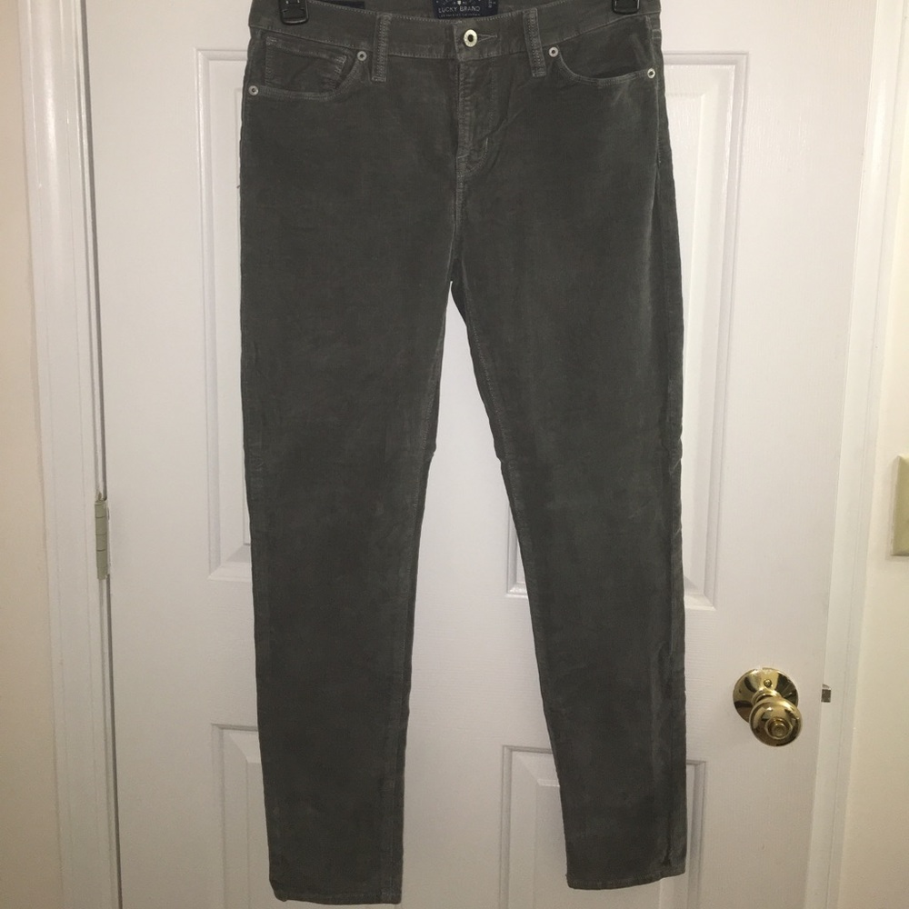 Gray Lucky Brand Corduroys