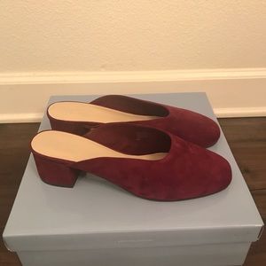 Seychelles from Gilt.com red/burgundy mules