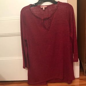 Red juicy couture sweater top