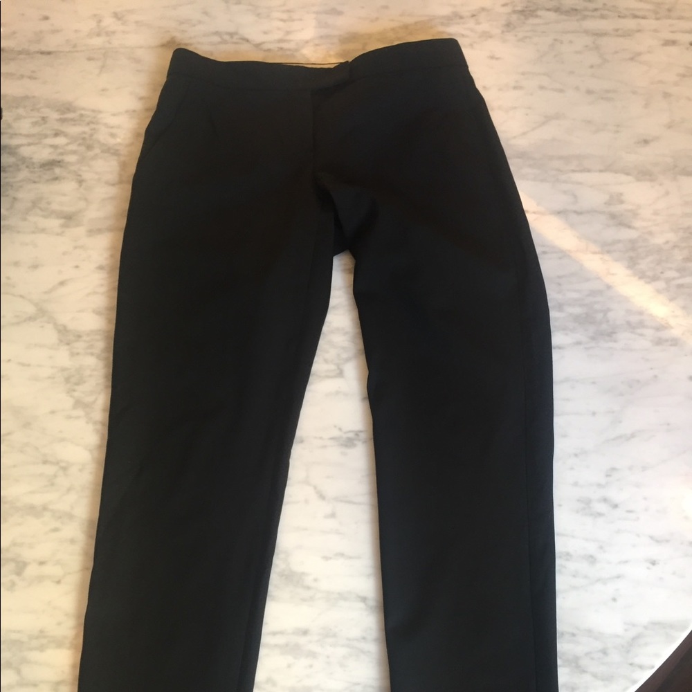 Theory black slim cut pants