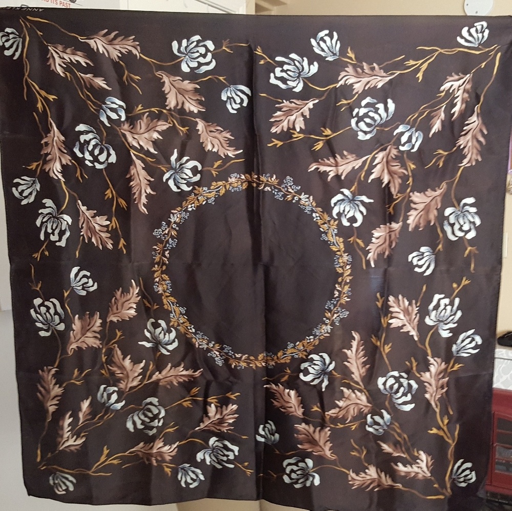 Large silk scarf