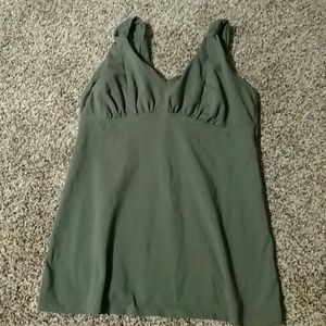 Athleta Athletic Green Tank Top size L