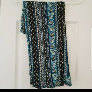 👉 SALE Dress Barn multi print Palazo pants