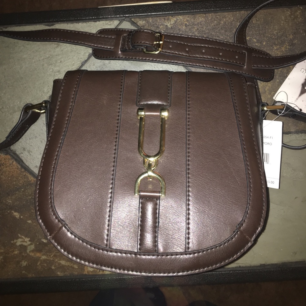 London fog sling purse