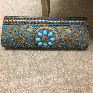 Turquoise clutch Turquoise clutch