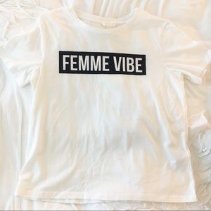 H&M “Femme Vibe” Graphic Tee