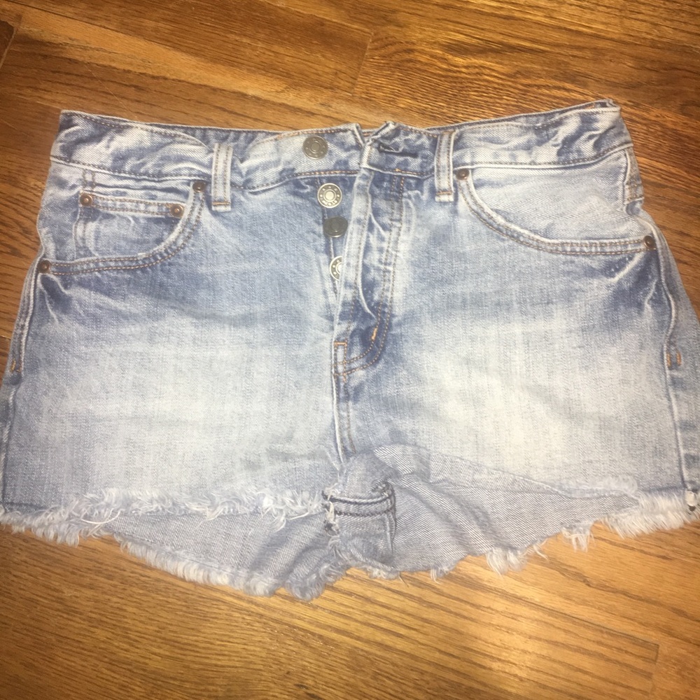 Free People jean shorts