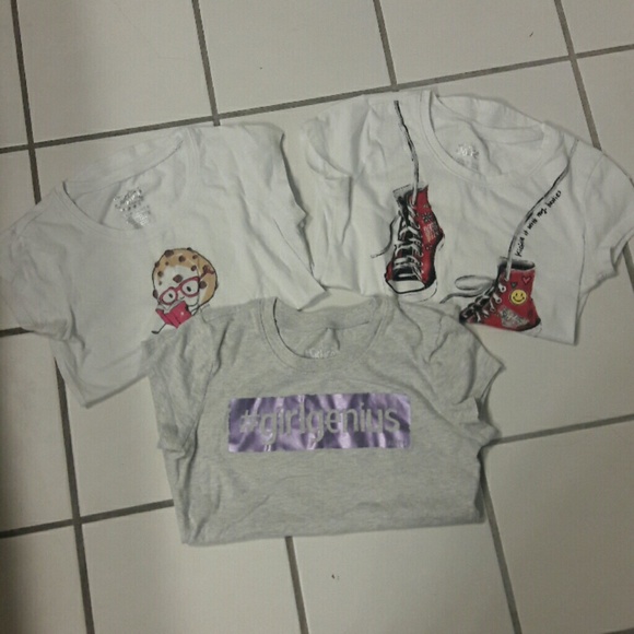Justice T-shirts girls size 7 (Bundle of 3) - Picture 1 of 4